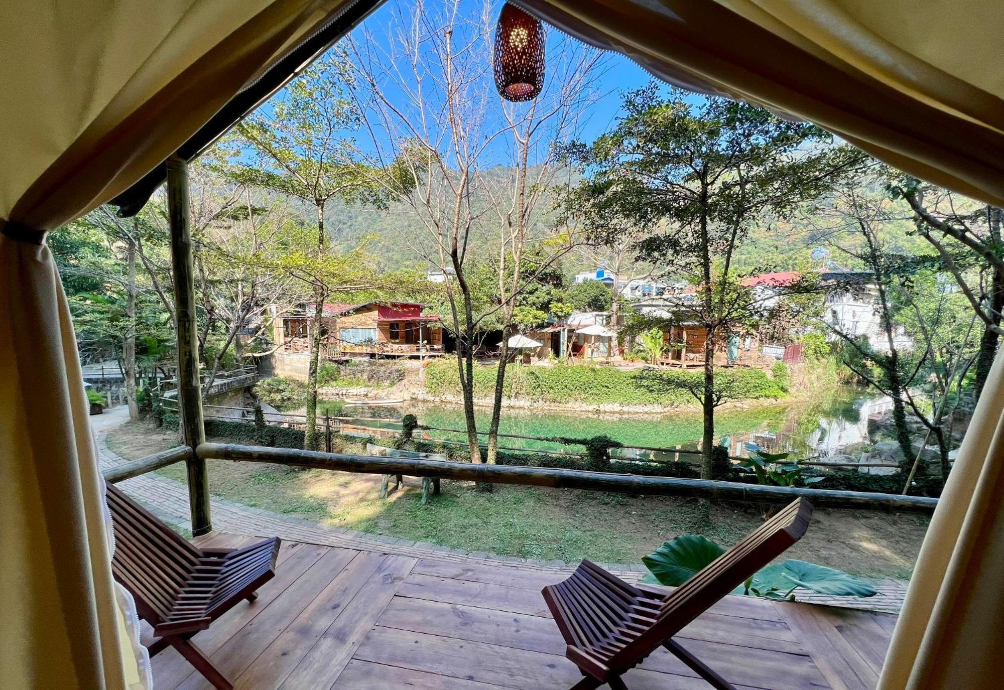 Hotel House By Lake Moc Chau Exterior foto