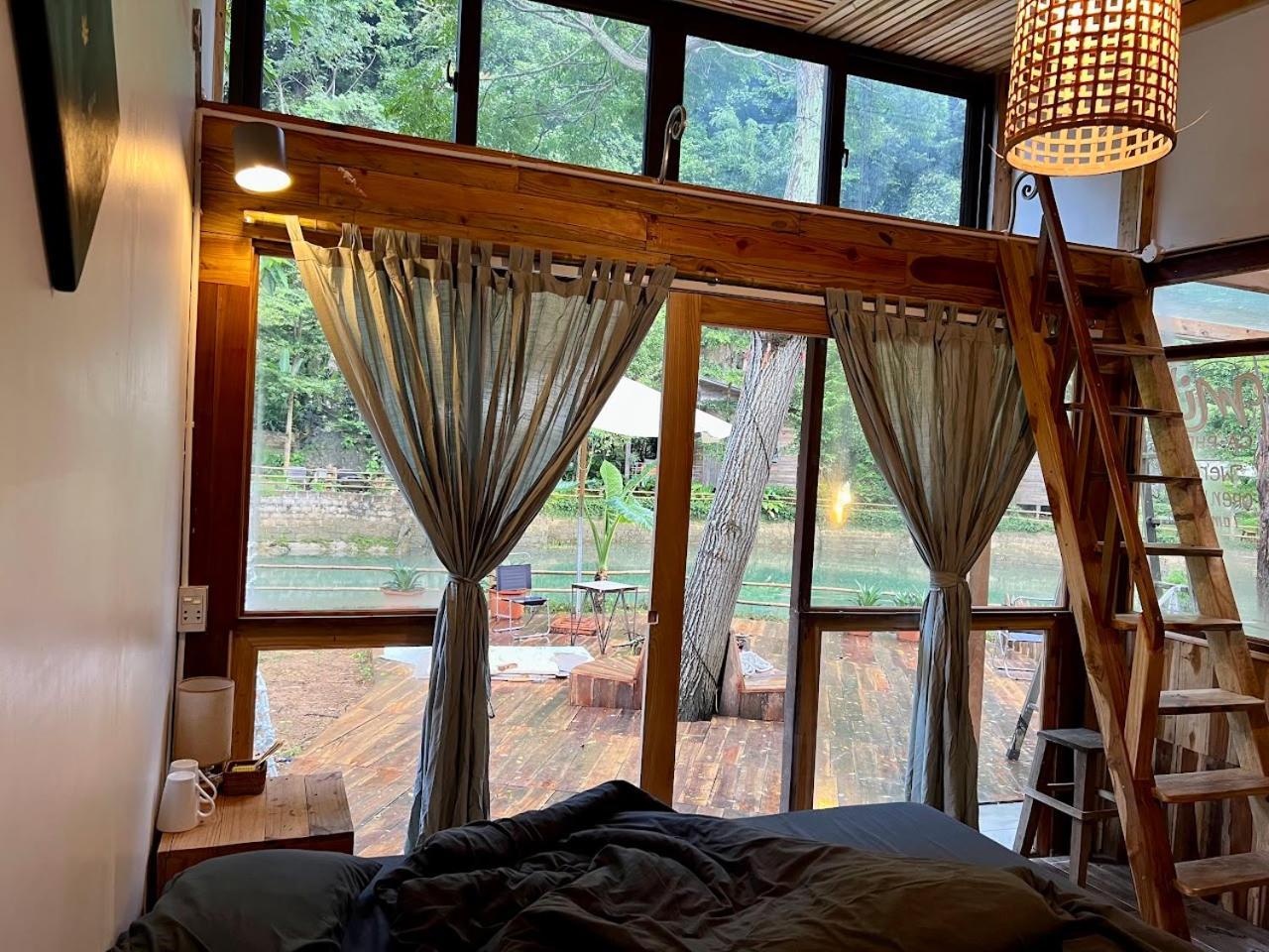 Hotel House By Lake Moc Chau Exterior foto