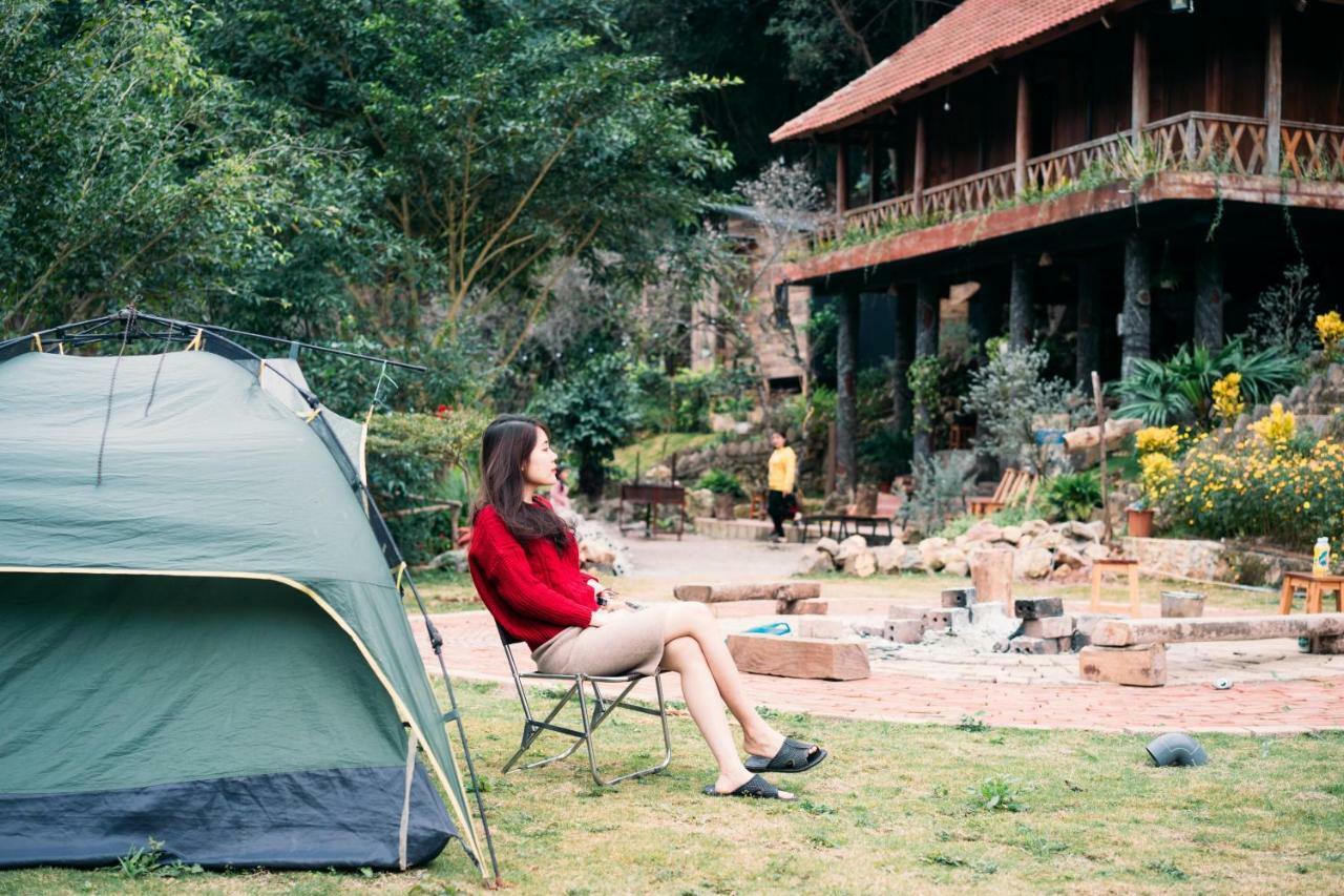 Hotel House By Lake Moc Chau Exterior foto
